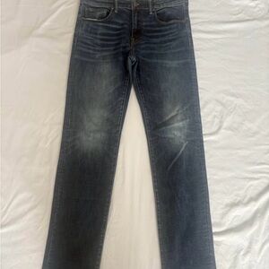 American Eagle Outfitters Men's Dark Blue Straight Jeans